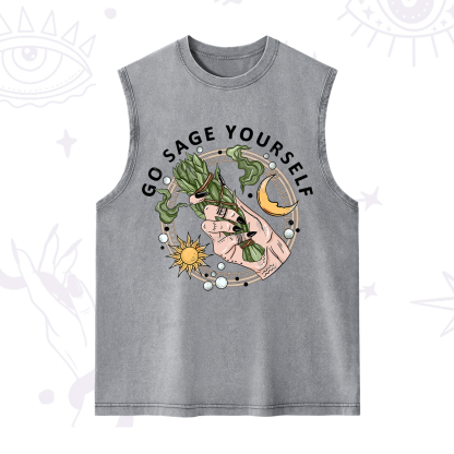 Purplehecate Go Sage Yourself Washed Tank