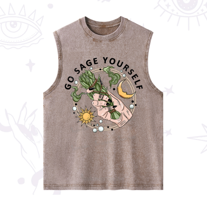 Purplehecate Go Sage Yourself Washed Tank