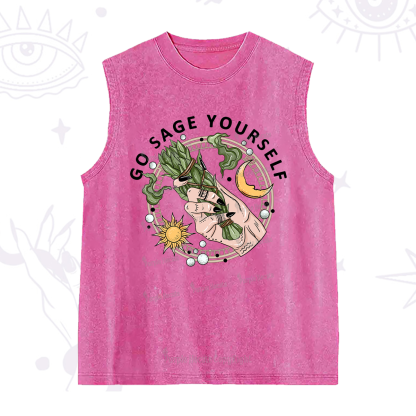 Purplehecate Go Sage Yourself Washed Tank
