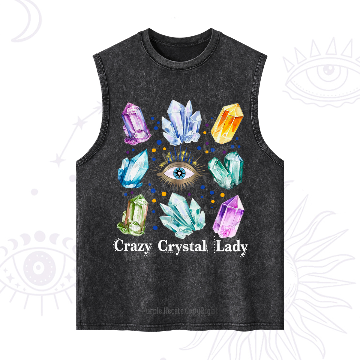 Purplehecate Crysral Lady Washed Tank