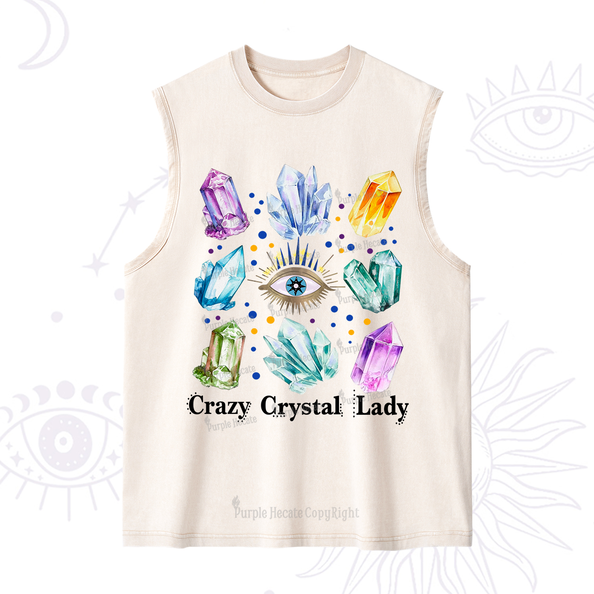 Purplehecate Crysral Lady Washed Tank