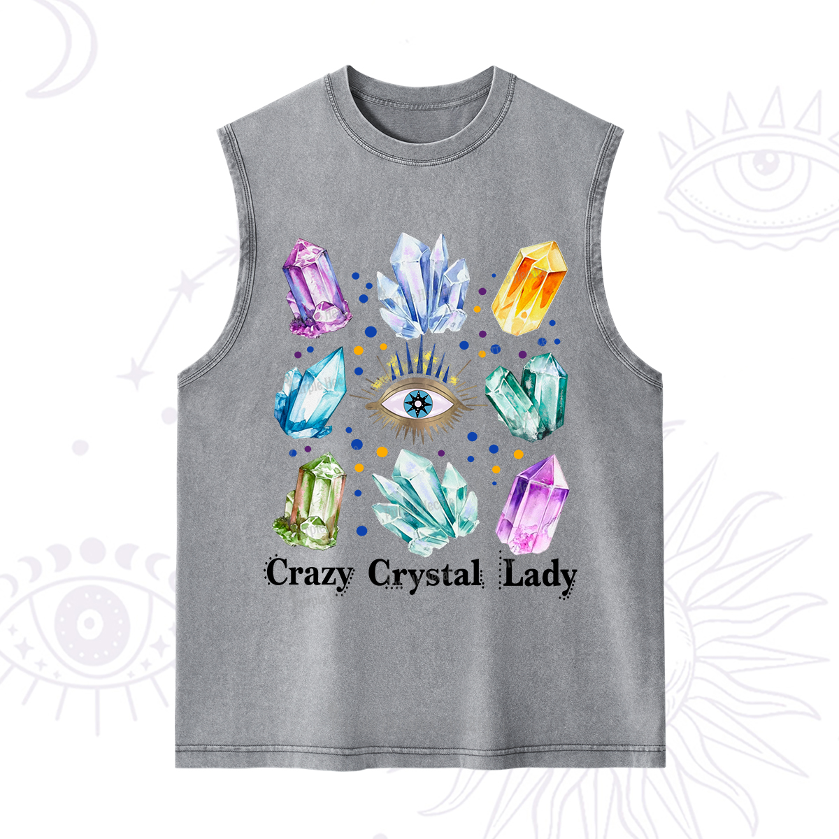 Purplehecate Crysral Lady Washed Tank
