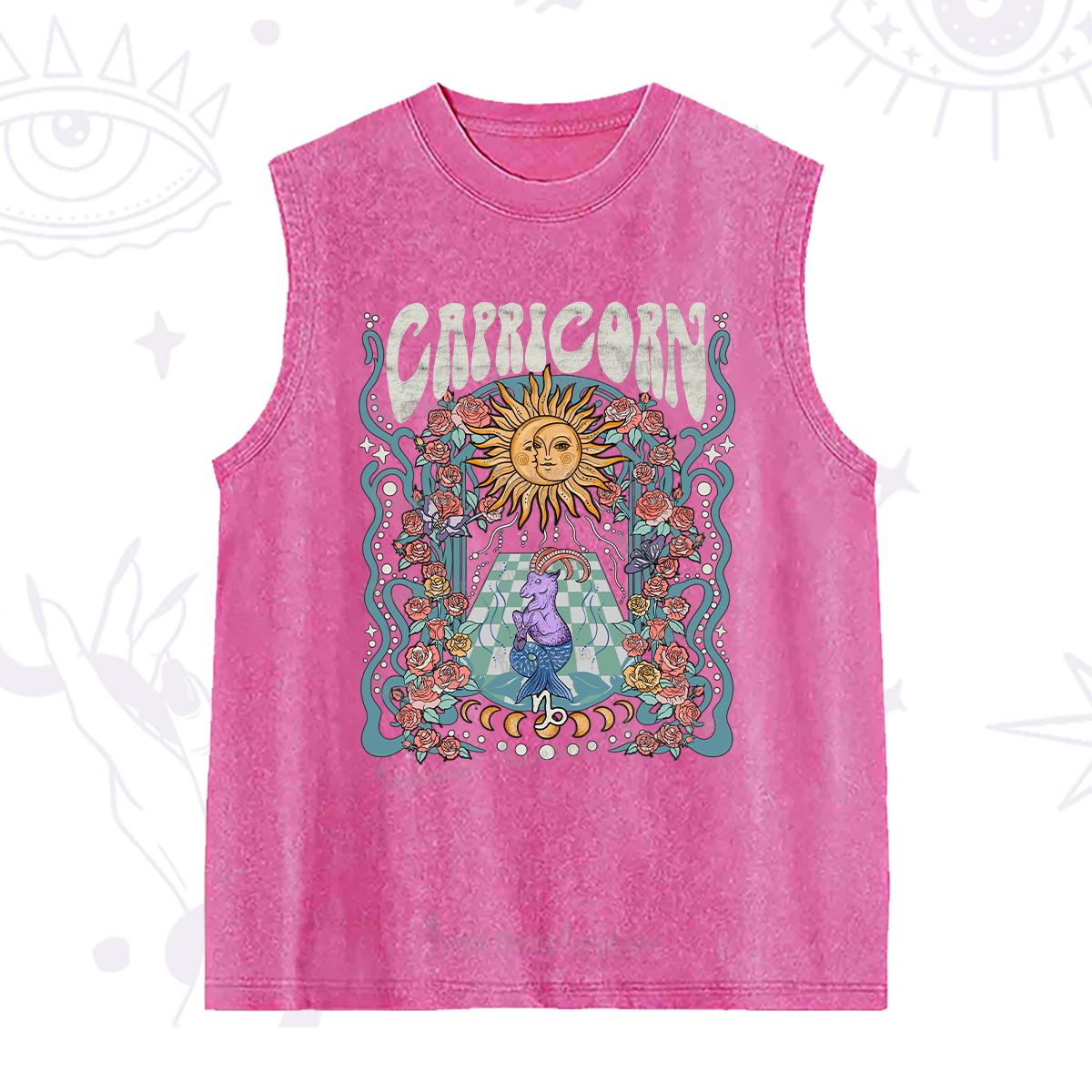 Purplehecate Capricorn Spirit Zodiac Washed Tank