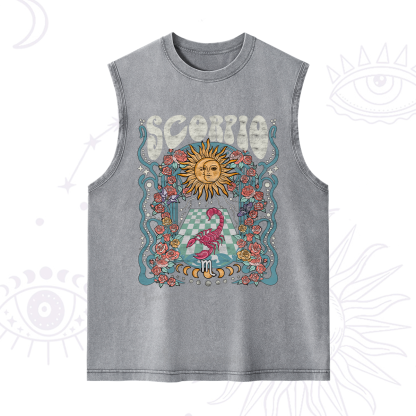 Purplehecate Scorpio Spirit Zodiac Washed Tank
