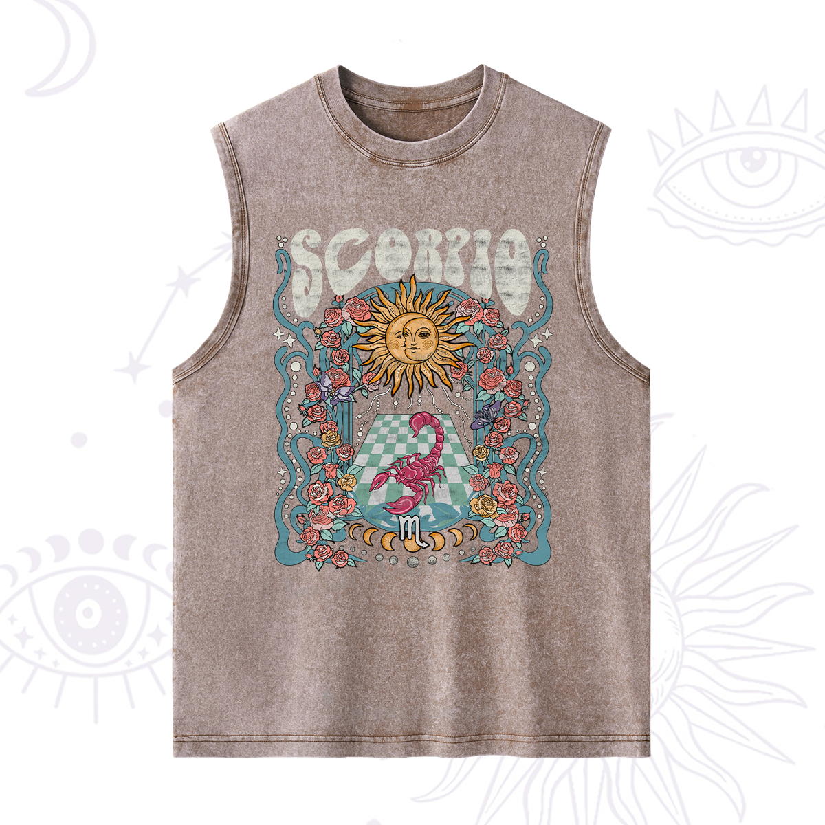 Purplehecate Scorpio Spirit Zodiac Washed Tank