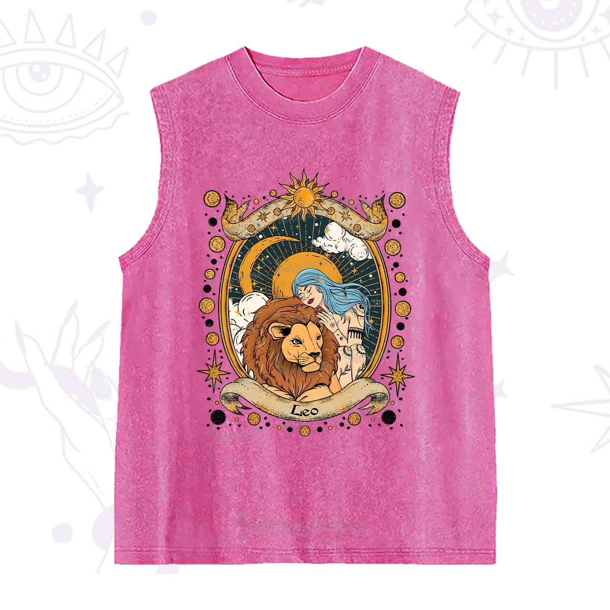 Purplehecate Leo Radiance Zodiac Washed Tank