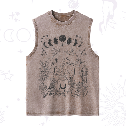 Purplehecate Celestial Cat Washed Tank