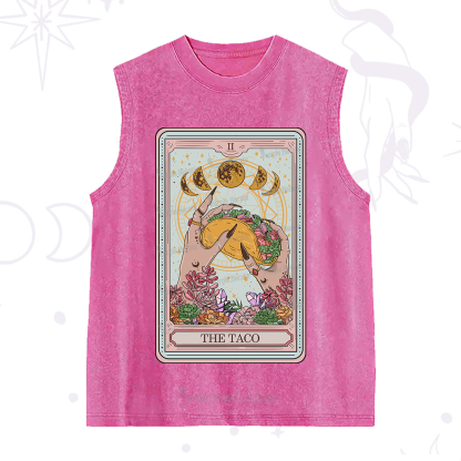 Purplehecate The Taco Tarot Washed Tank