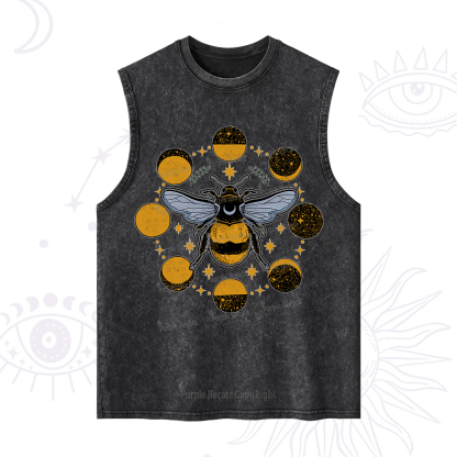 Purplehecate Phases of the Moon Bee Washed Tank