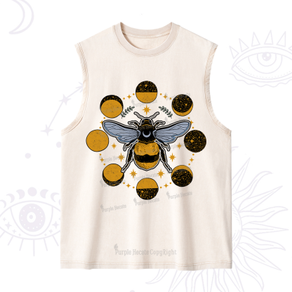 Purplehecate Phases of the Moon Bee Washed Tank