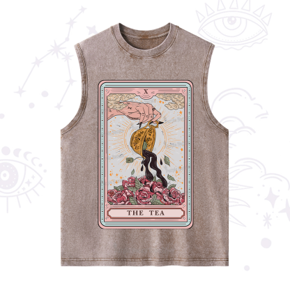 Purplehecate The Tea Food Tarot Card Washed Tank