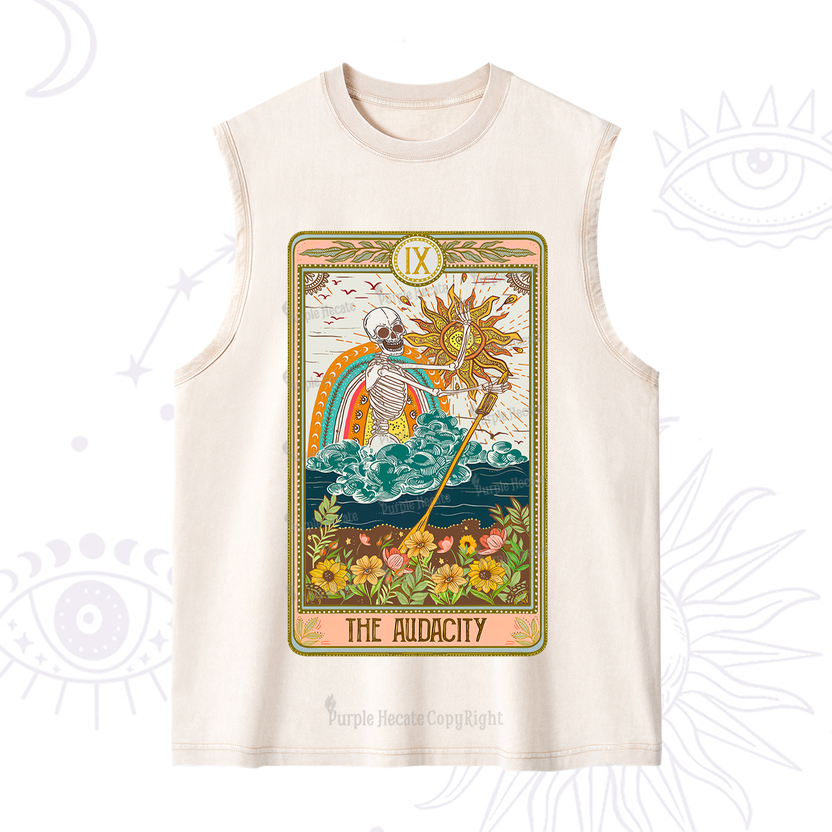 Purplehecate The Audacity Tarot Card Washed Tank