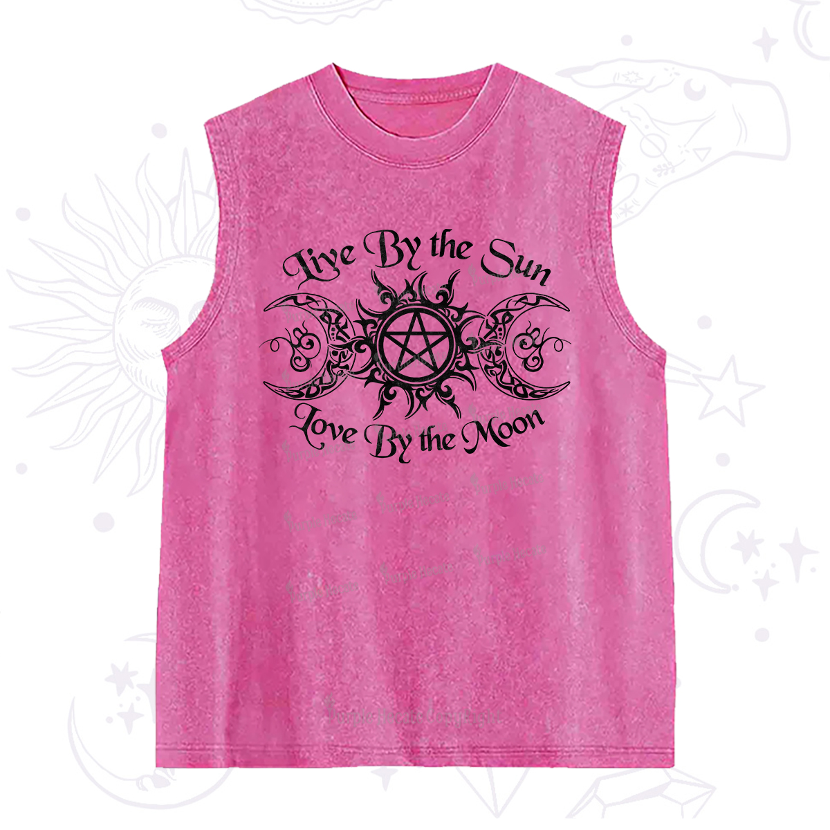 Purplehecate Hecate's Lunar Blessing Washed Tank