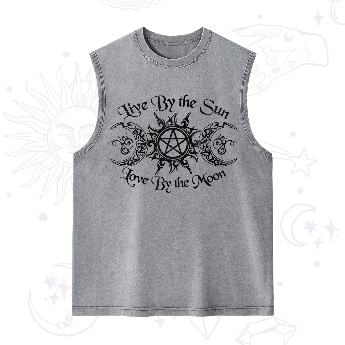 Purplehecate Hecate's Lunar Blessing Washed Tank