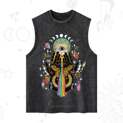 Purplehecate Mystical Witchy Hands Washed Tank