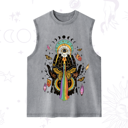 Purplehecate Mystical Witchy Hands Washed Tank
