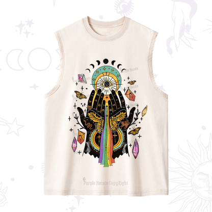 Purplehecate Mystical Witchy Hands Washed Tank