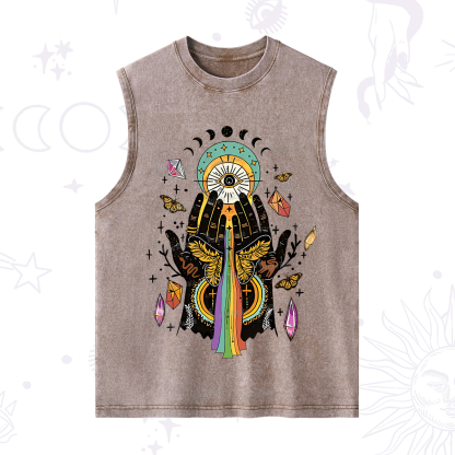 Purplehecate Mystical Witchy Hands Washed Tank