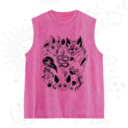 Purplehecate Familiar Spirits Washed Tank