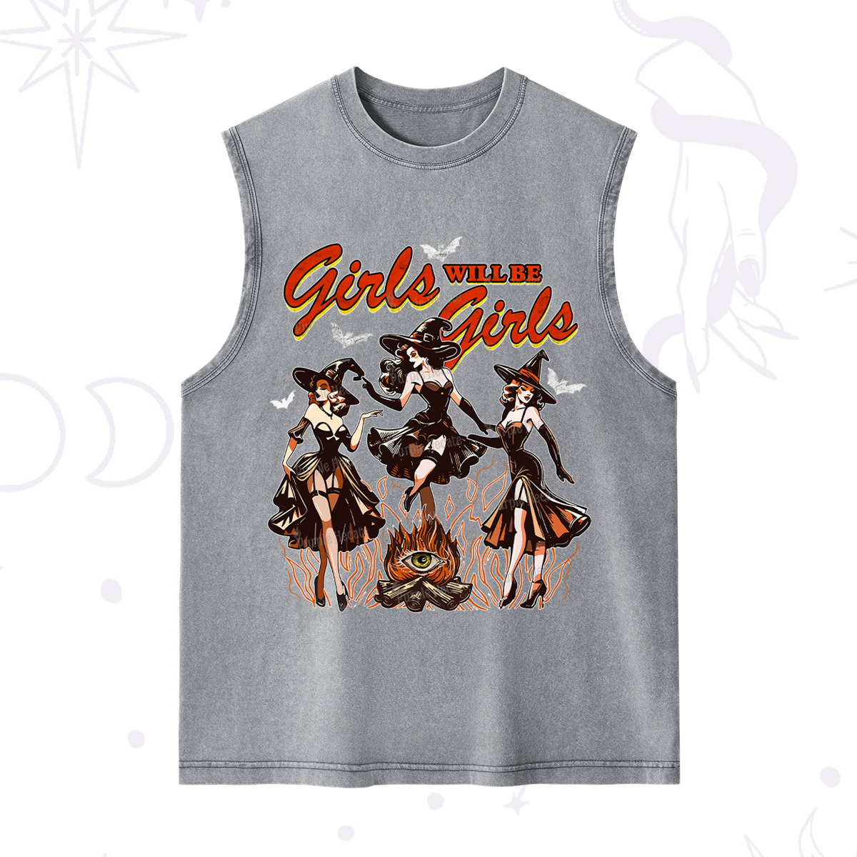 Purplehecate Girls Will Be Girls Washed Tank