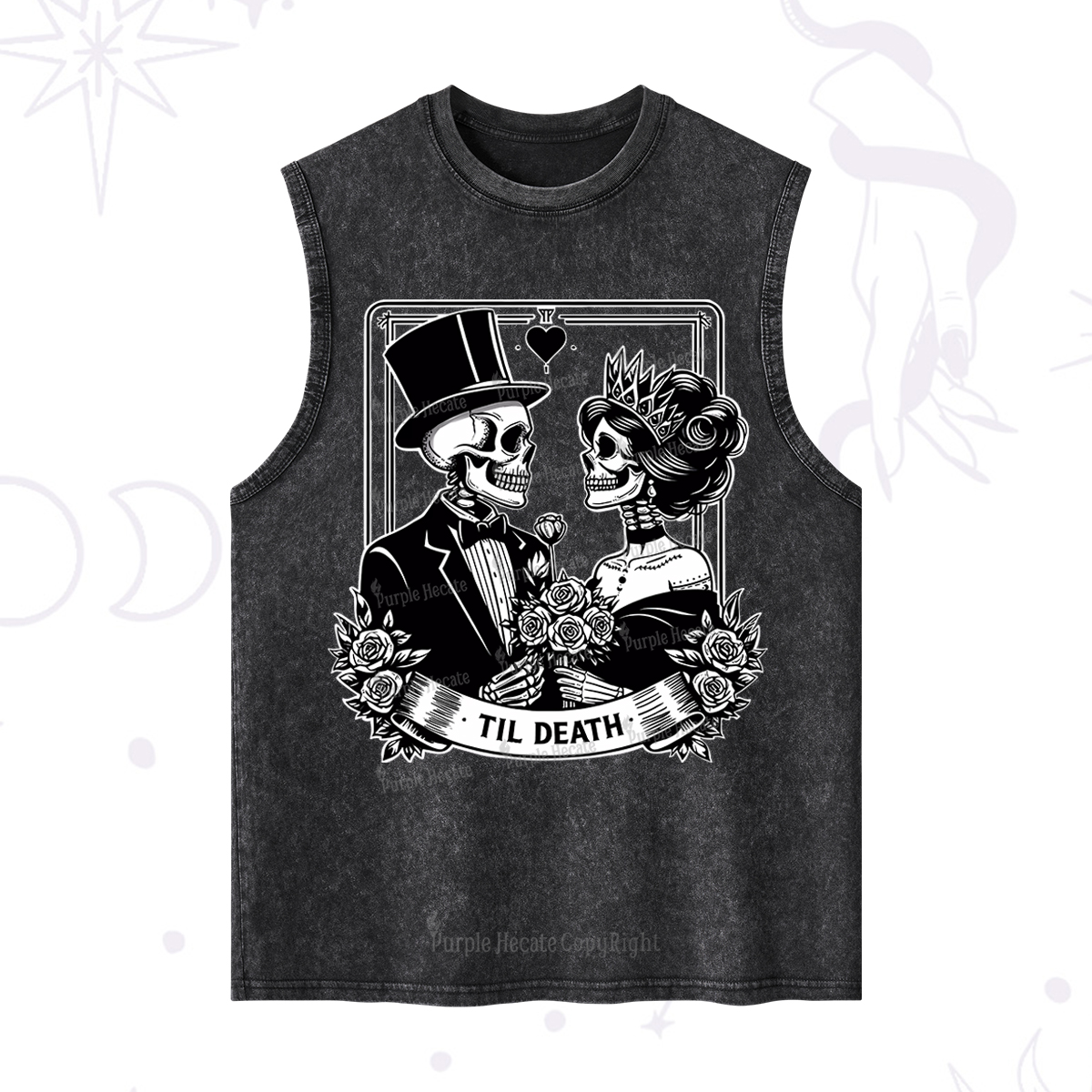 Purplehecate Til Death Washed Tank