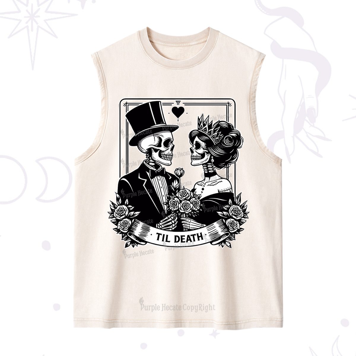Purplehecate Til Death Washed Tank