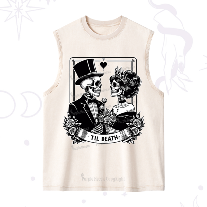 Purplehecate Til Death Washed Tank