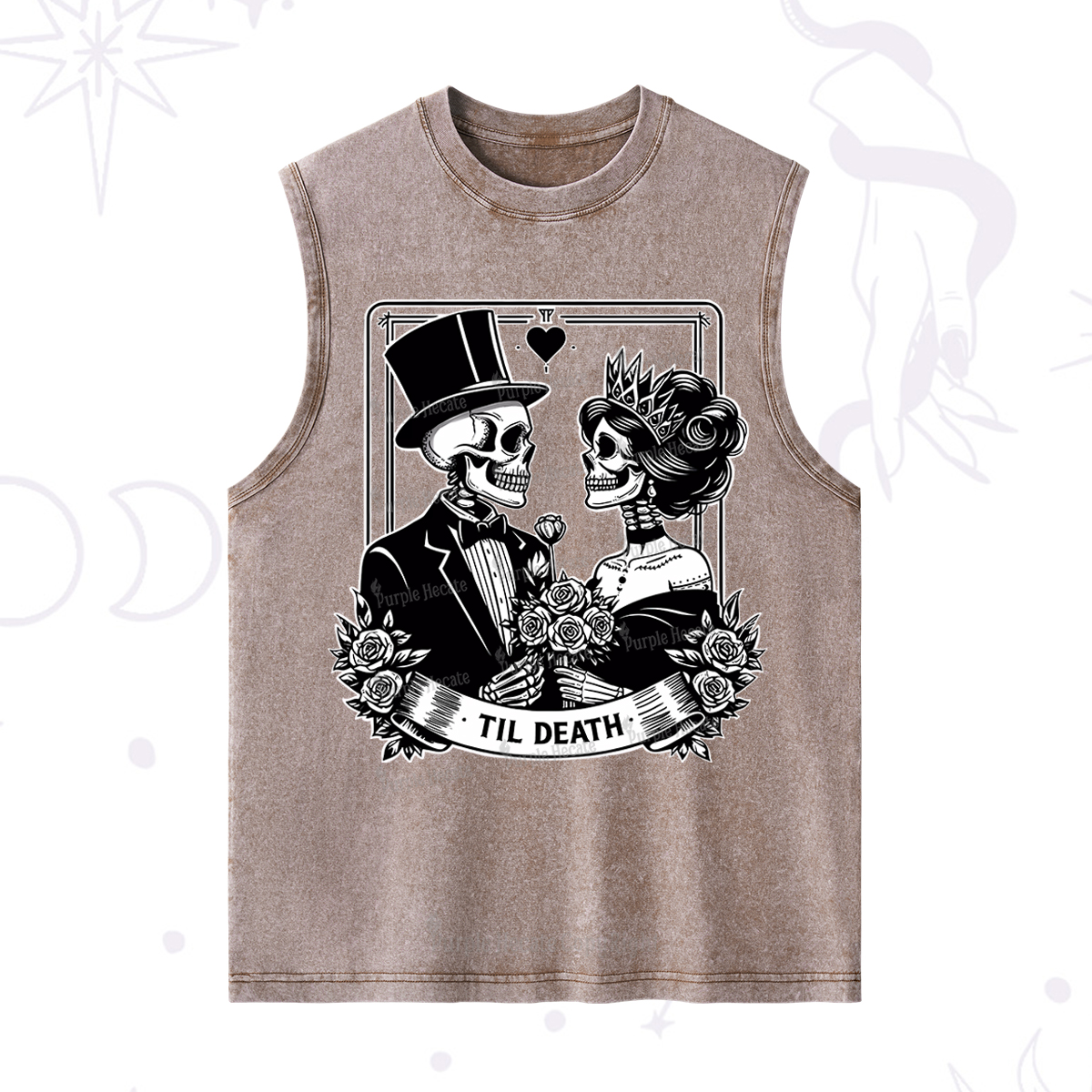 Purplehecate Til Death Washed Tank