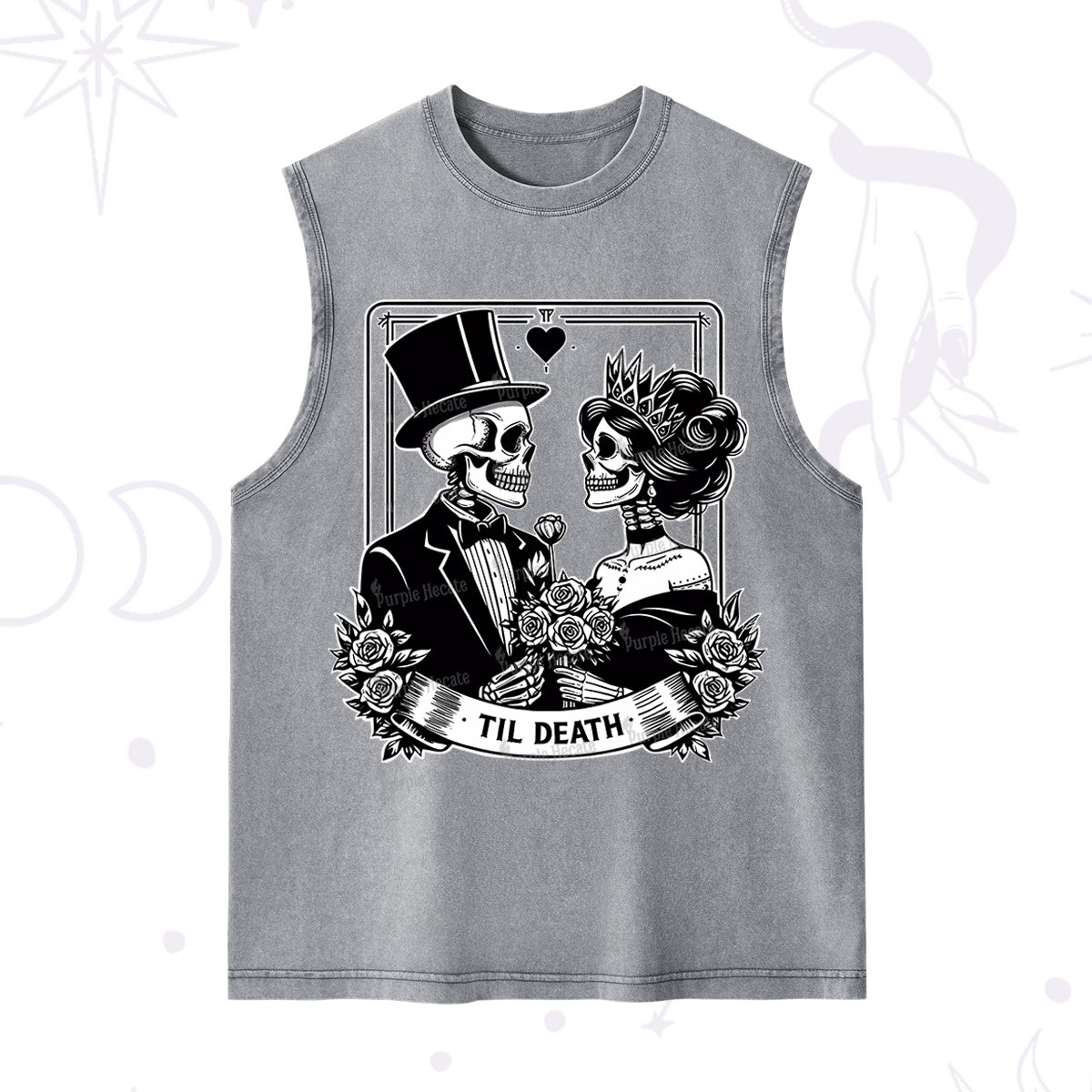 Purplehecate Til Death Washed Tank