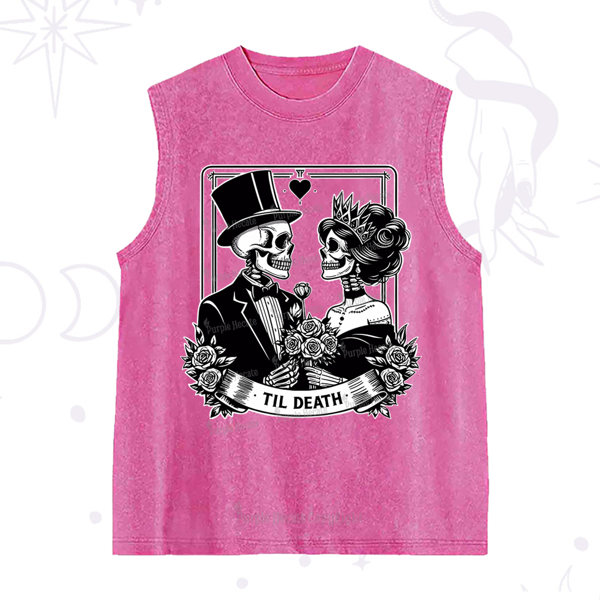Purplehecate Til Death Washed Tank