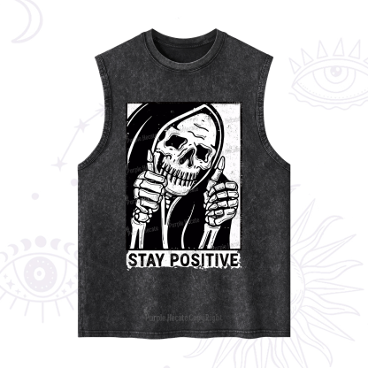 Purplehecate Stay Positive Washed Tank