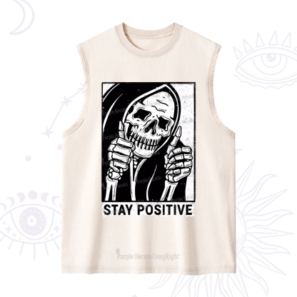 Purplehecate Stay Positive Washed Tank