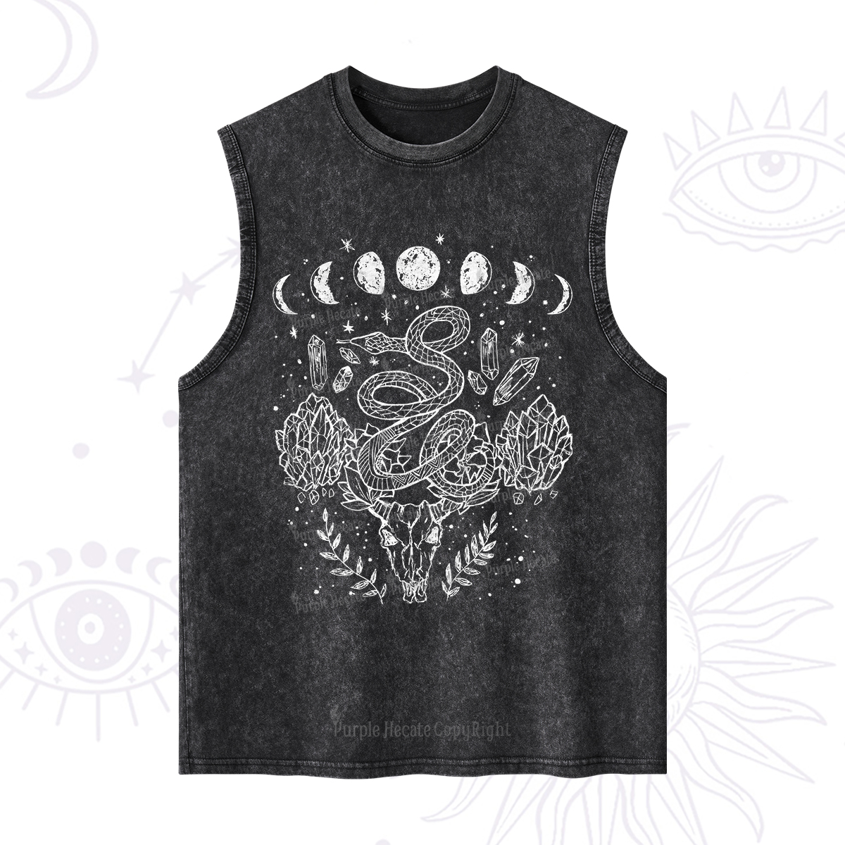 Purplehecate Crystals Witchy Washed Tank