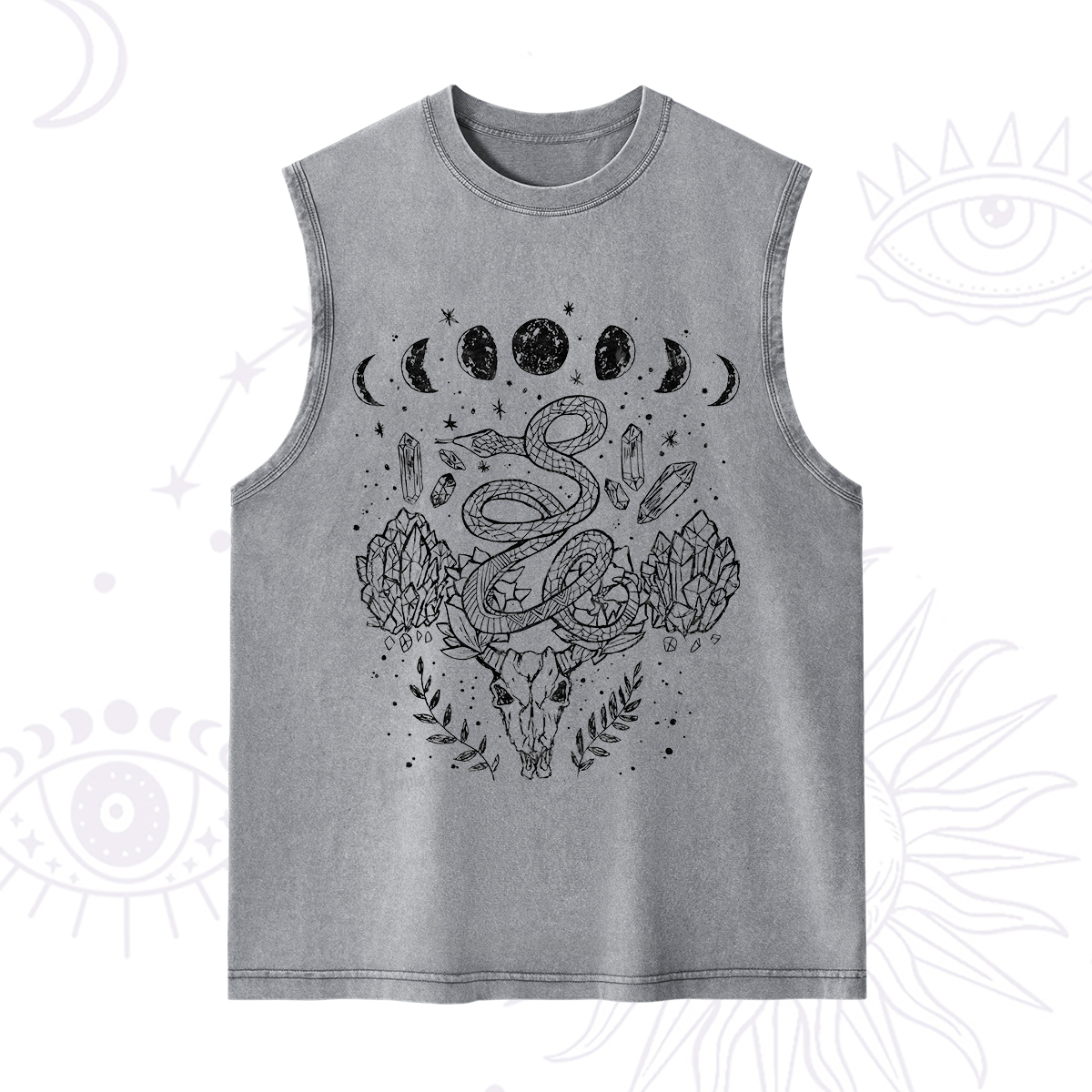 Purplehecate Crystals Witchy Washed Tank