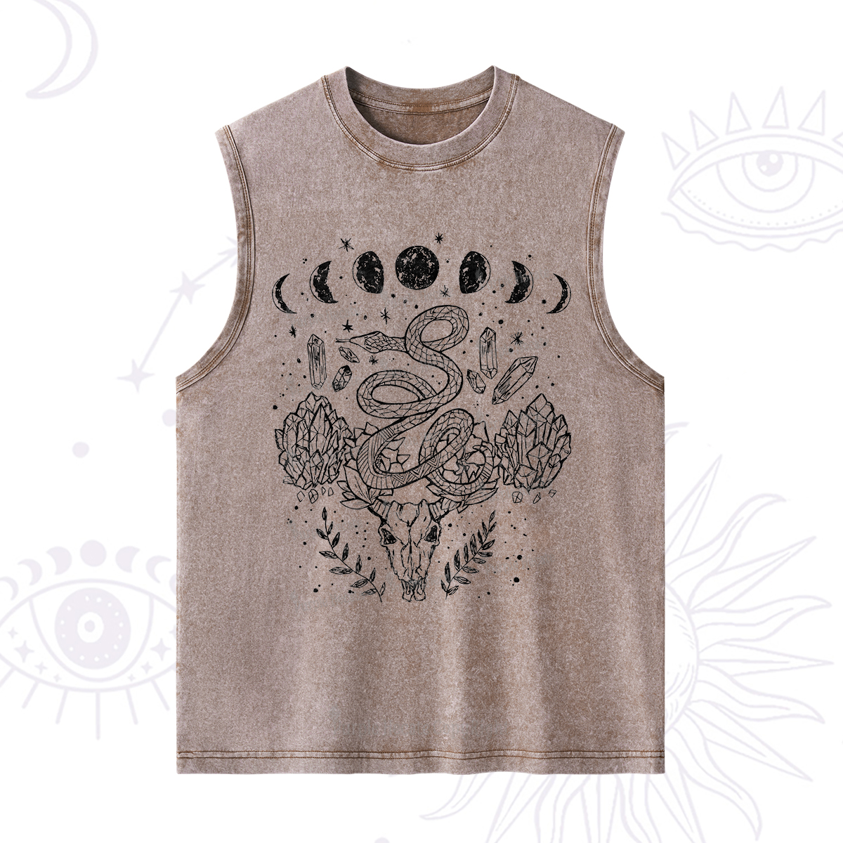 Purplehecate Crystals Witchy Washed Tank
