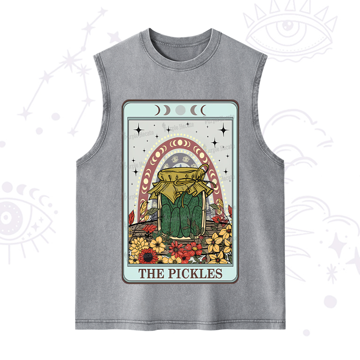 Purplehecate The Pickles Tarot Washed Tank