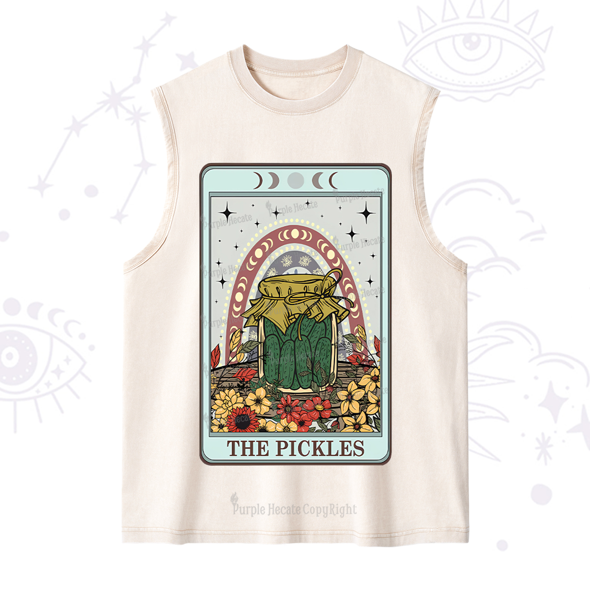 Purplehecate The Pickles Tarot Washed Tank