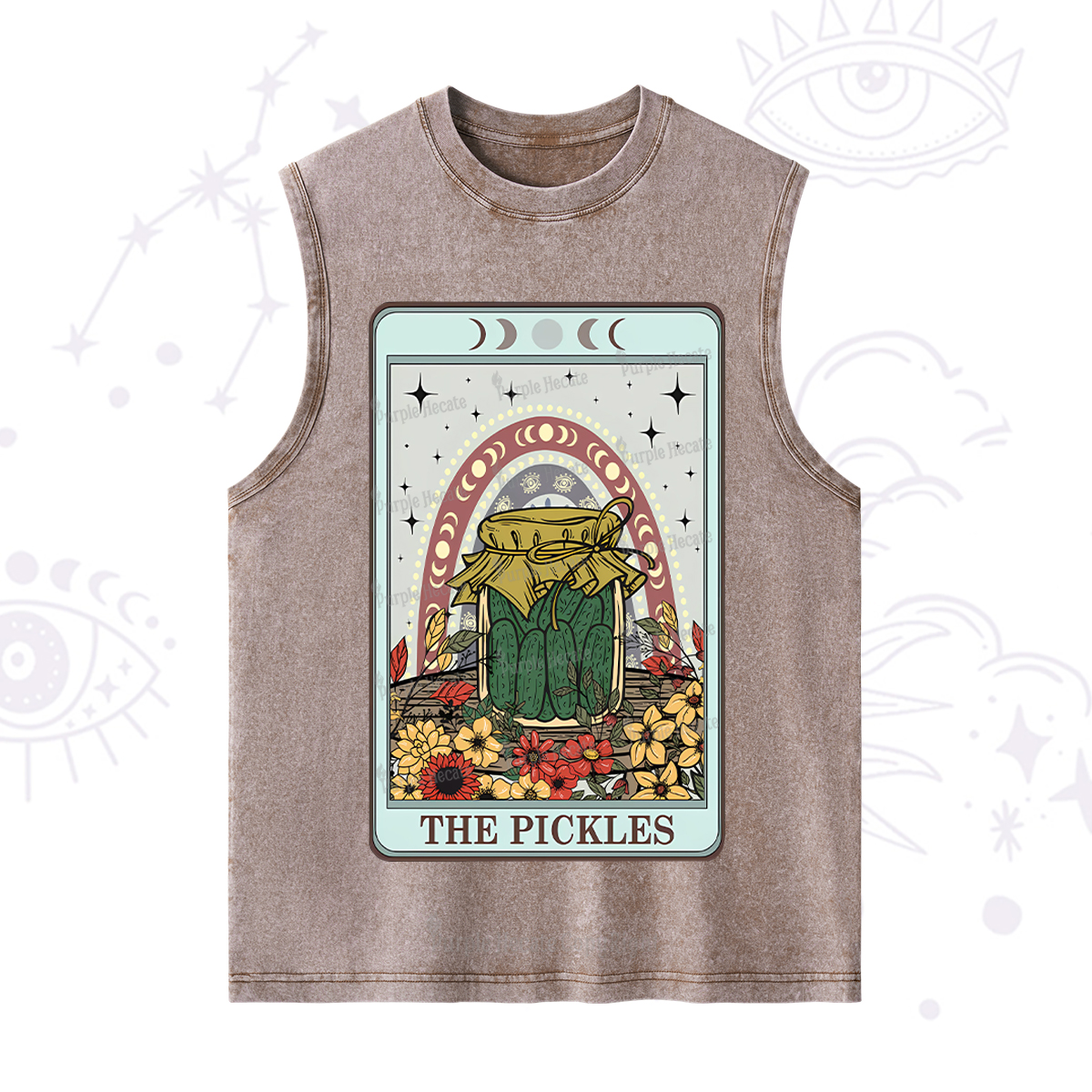 Purplehecate The Pickles Tarot Washed Tank