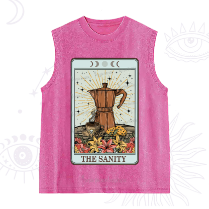 Purplehecate The Sanity Food Tarot Washed Tank