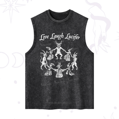 Purplehecate Live Laugh Lucifer Washed Tank
