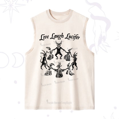 Purplehecate Live Laugh Lucifer Washed Tank