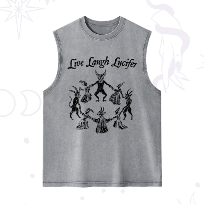 Purplehecate Live Laugh Lucifer Washed Tank