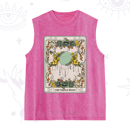 Purplehecate The Triple Moon Tarot Washed Tank
