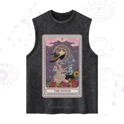 Purplehecate The Witch Tarot Washed Tank