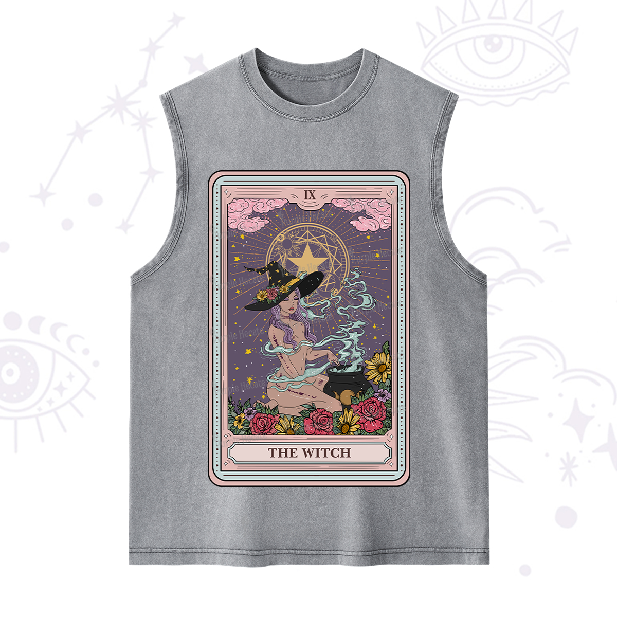 Purplehecate The Witch Tarot Washed Tank