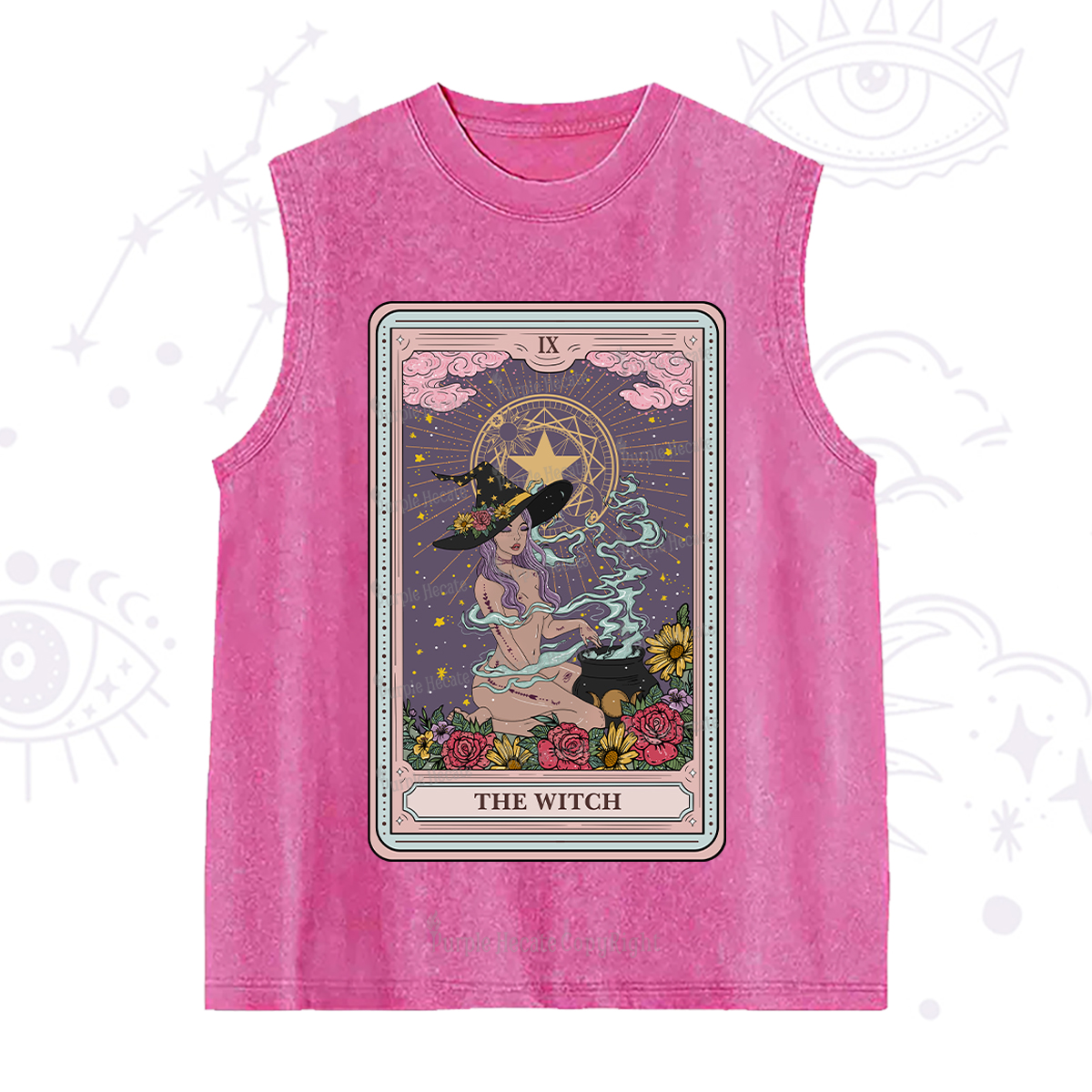 Purplehecate The Witch Tarot Washed Tank