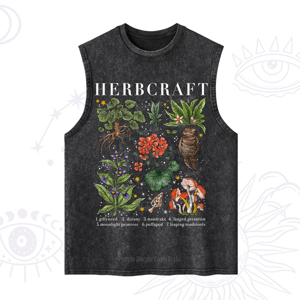 Purplehecate Magical Herbcraft Washed Tank