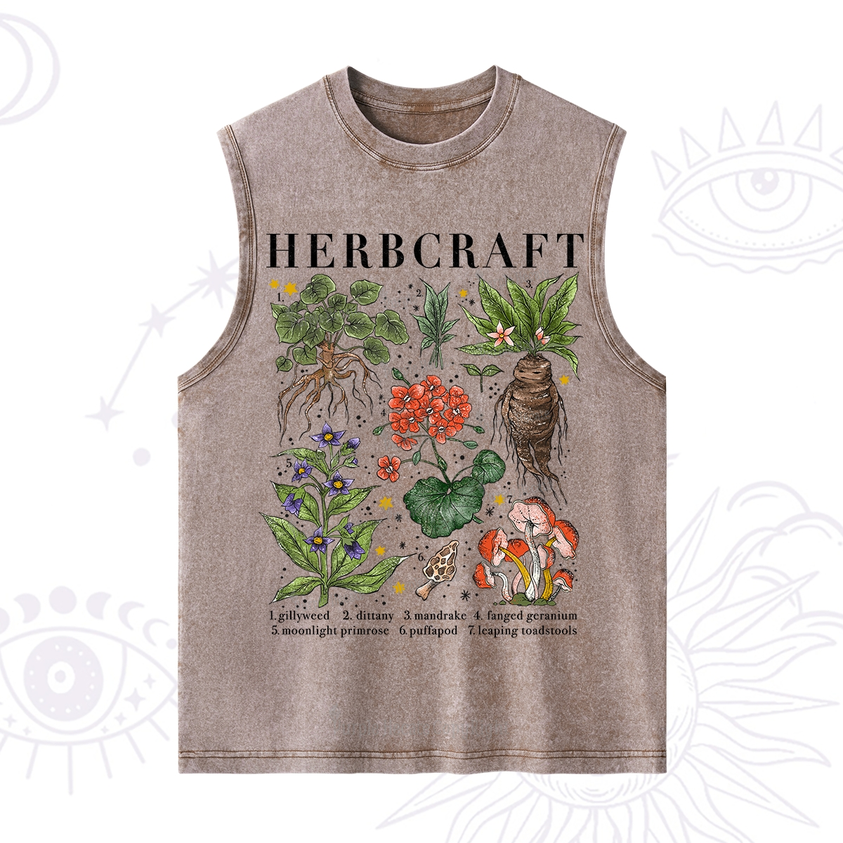 Purplehecate Magical Herbcraft Washed Tank