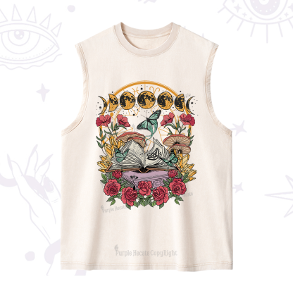 Purplehecate Witchy Book Washed Tank