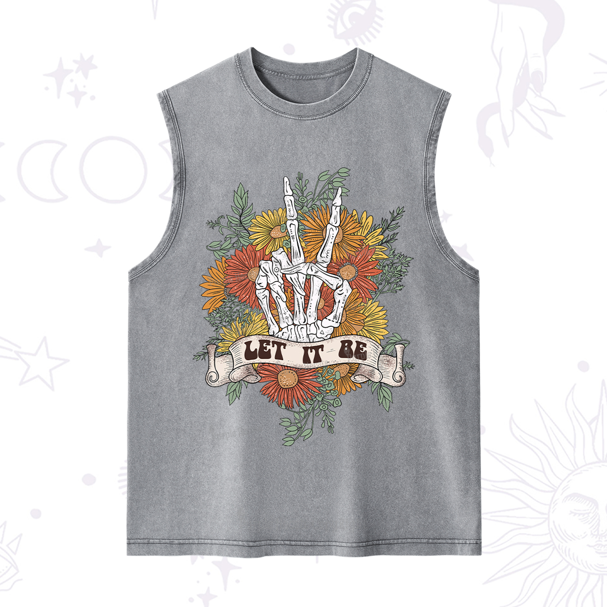 Purplehecate Letting Go Bravely Washed Tank